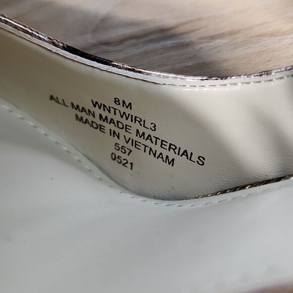 🩵NIB Nine West Black & Metallic Gold Leopard Print High Heel Pumps Size 8 - Picture 14 of 16